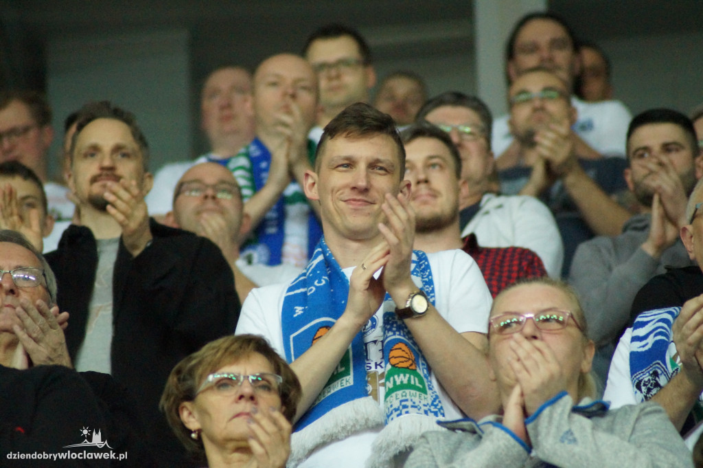 Kibice na meczu Anwil vs Hapoel