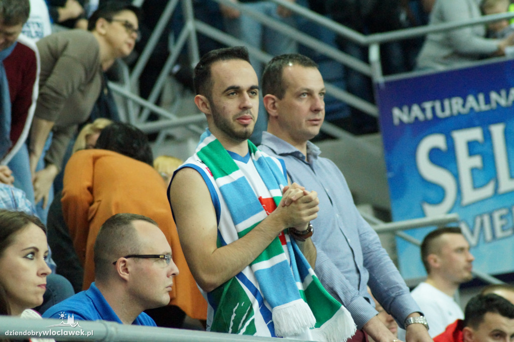 Kibice na meczu Anwil vs Hapoel