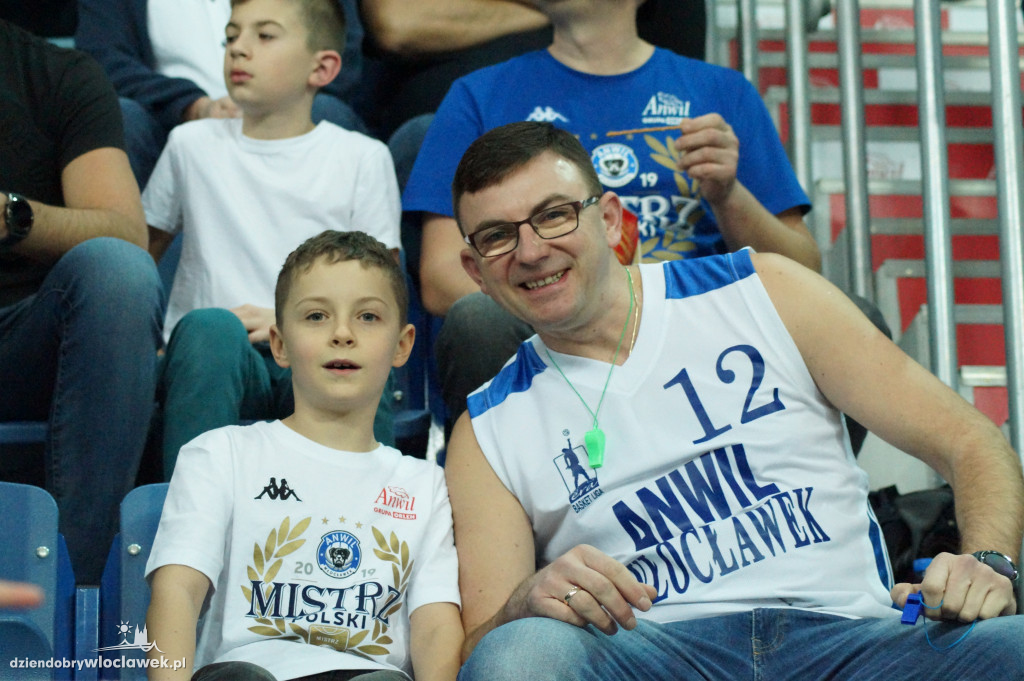 Kibice na meczu Anwil vs Hapoel