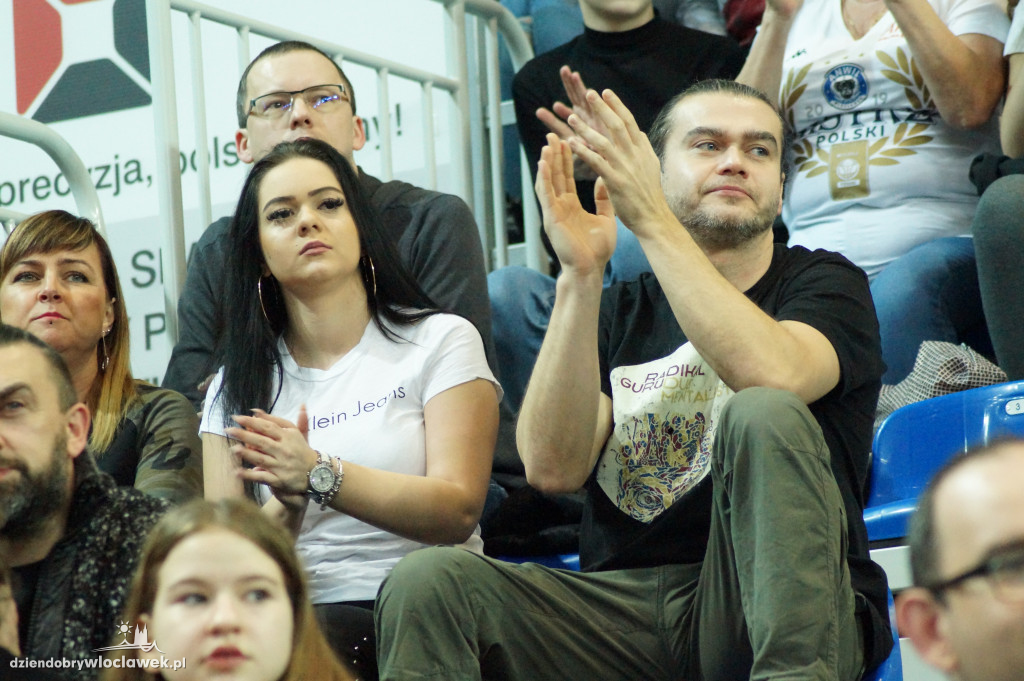 Kibice na meczu Anwil vs Hapoel