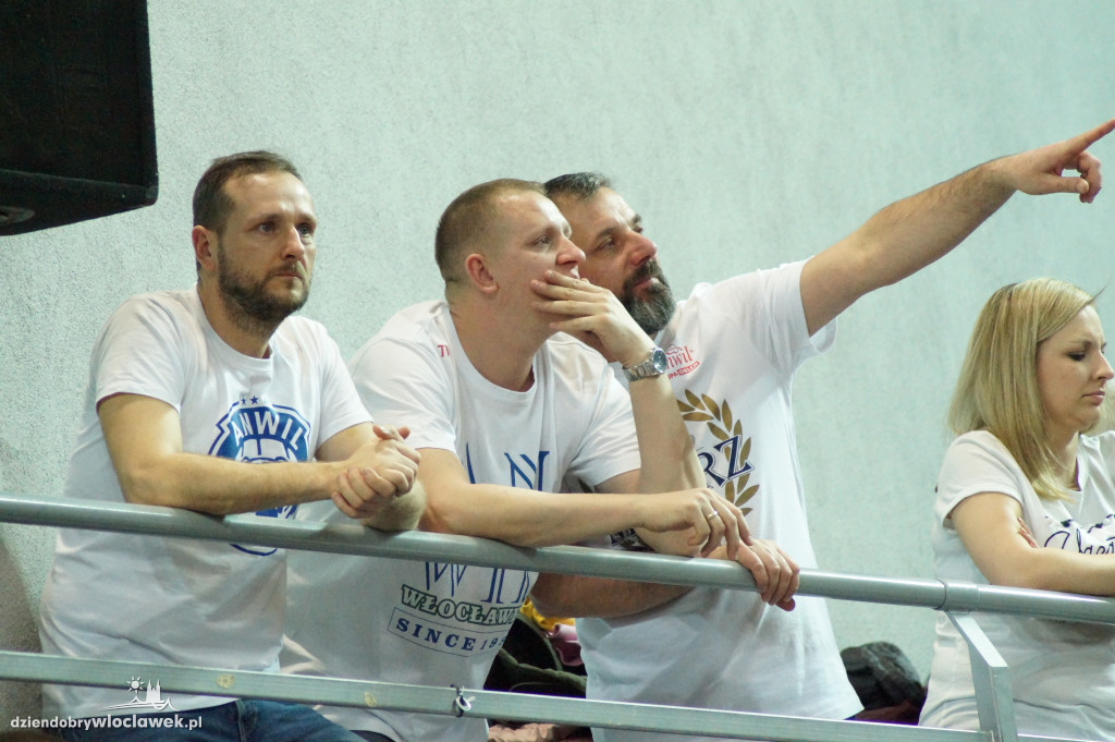 Kibice na meczu Anwil vs Hapoel