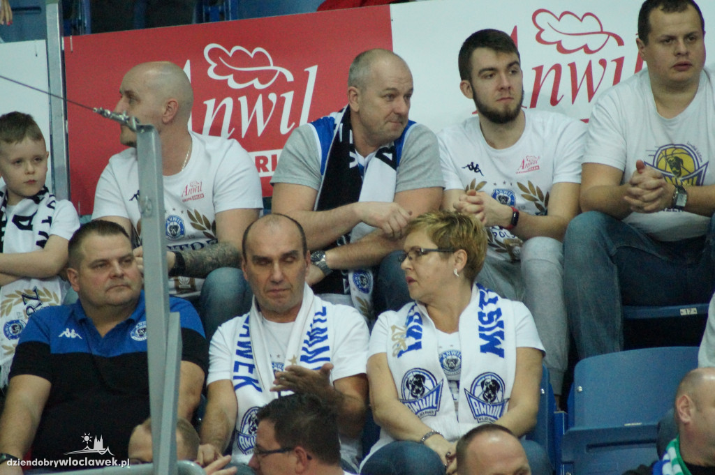 Kibice na meczu Anwil vs Hapoel