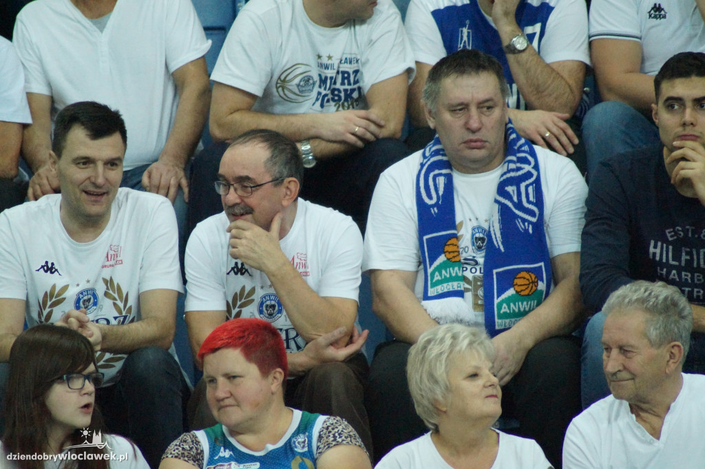 Kibice na meczu Anwil vs Hapoel