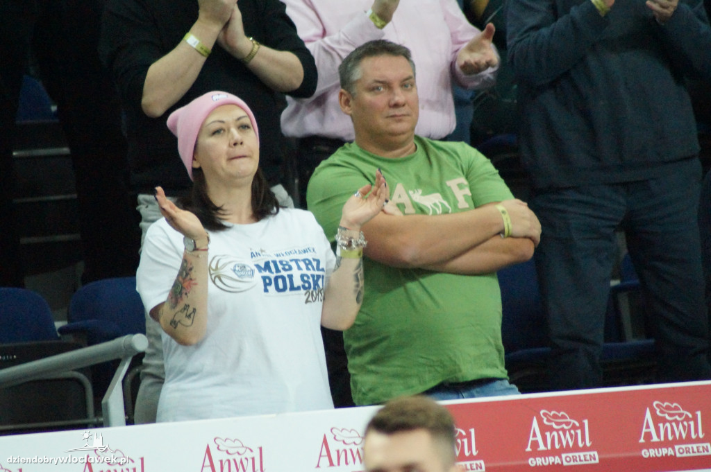 Kibice na meczu Anwil vs Hapoel