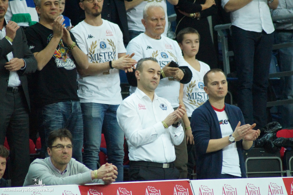 Kibice na meczu Anwil vs Hapoel