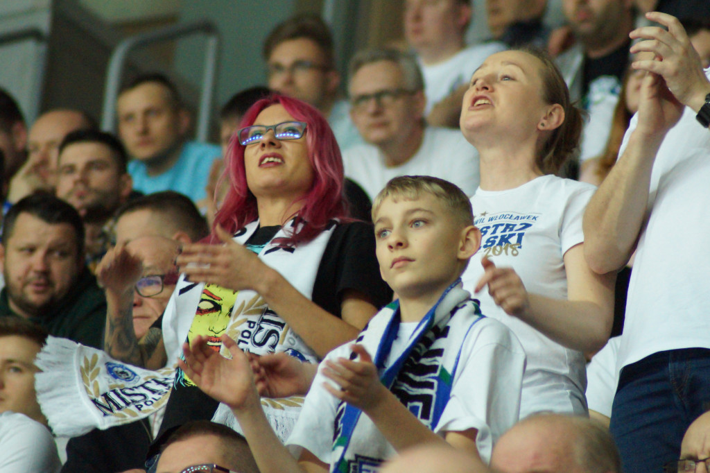 Kibice na meczu Anwil vs Legia