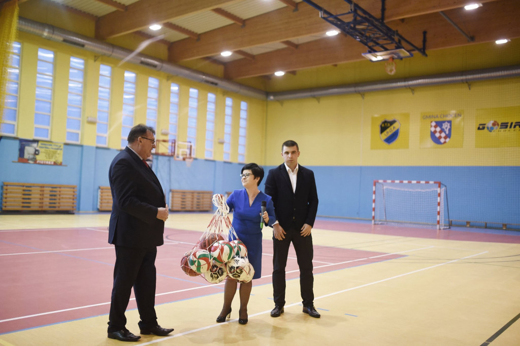 10 lat hali sportowej w Choceniu