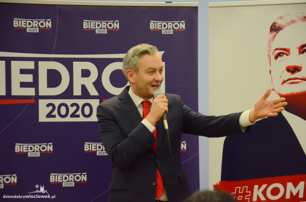 Robert Biedroń we Włocławku