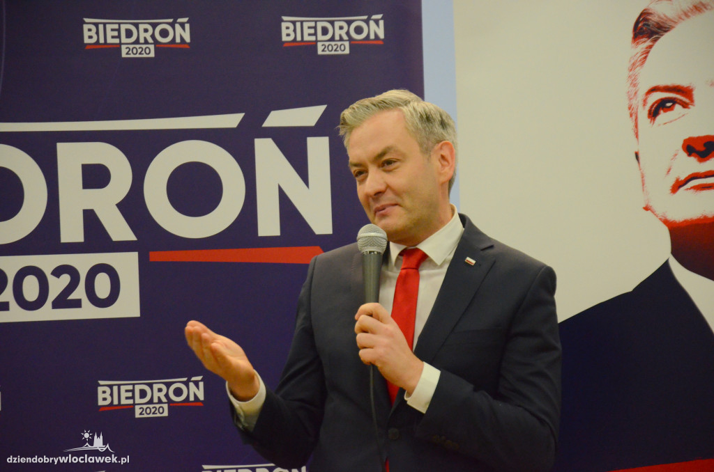 Robert Biedroń we Włocławku