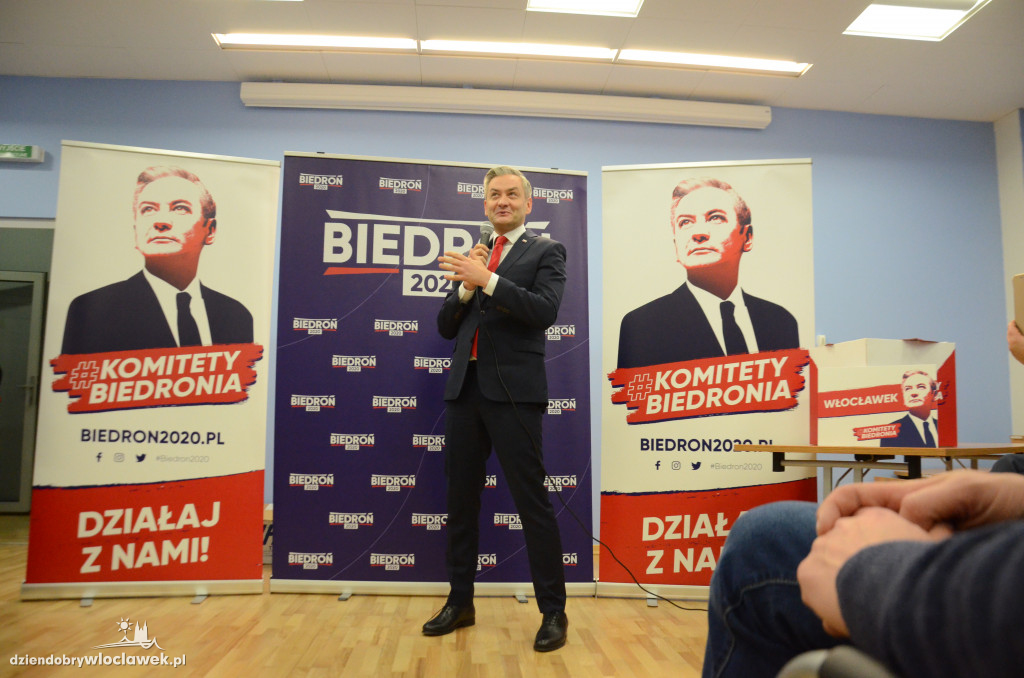 Robert Biedroń we Włocławku