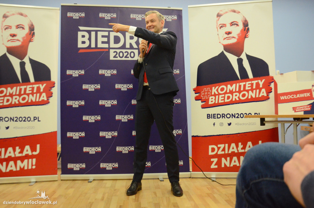 Robert Biedroń we Włocławku