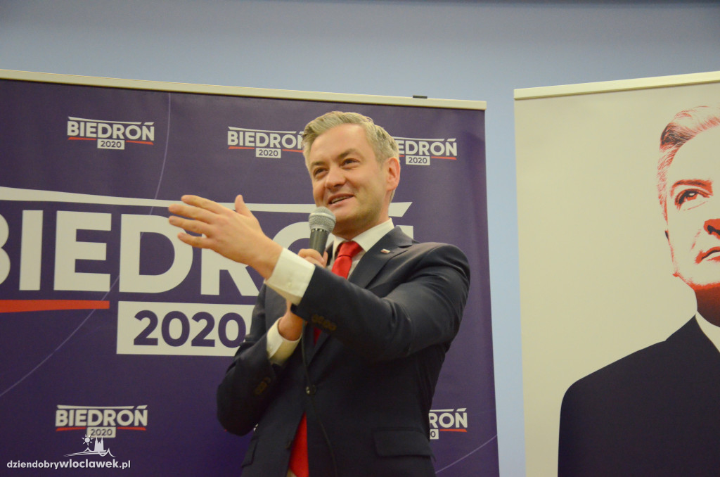 Robert Biedroń we Włocławku