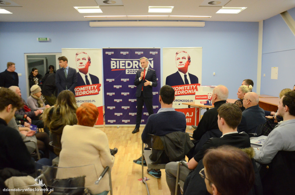Robert Biedroń we Włocławku