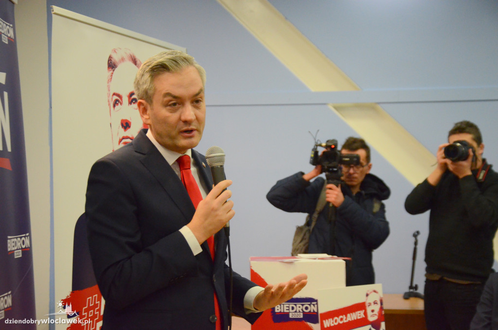 Robert Biedroń we Włocławku
