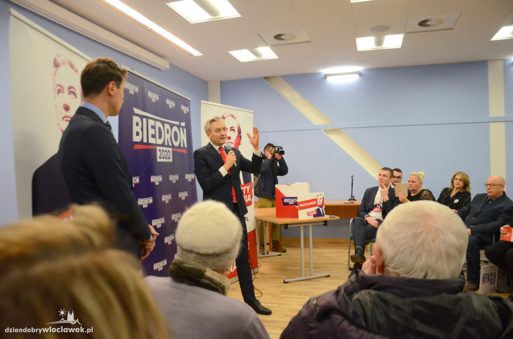 Robert Biedroń we Włocławku