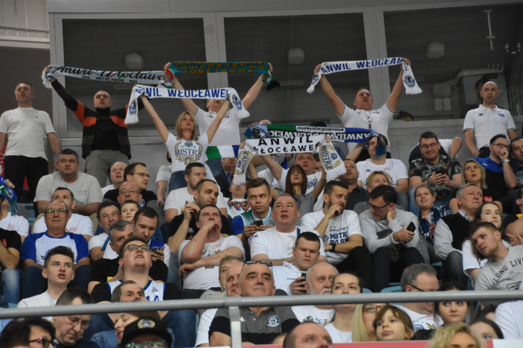 Kibice na meczu Anwil - Astoria