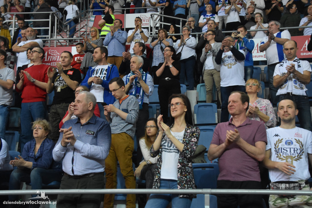 Kibice na meczu Anwil - Astoria