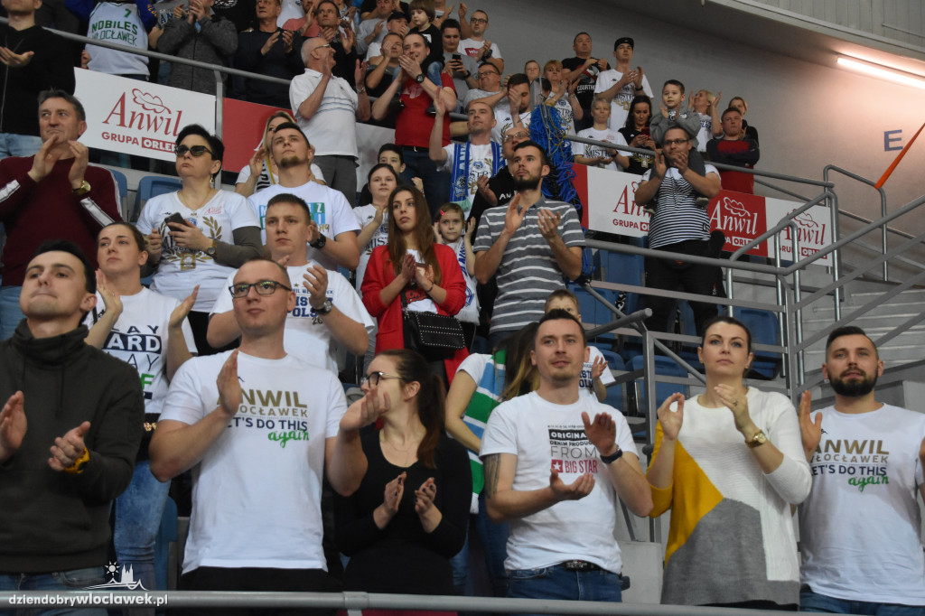 Kibice na meczu Anwil - Astoria