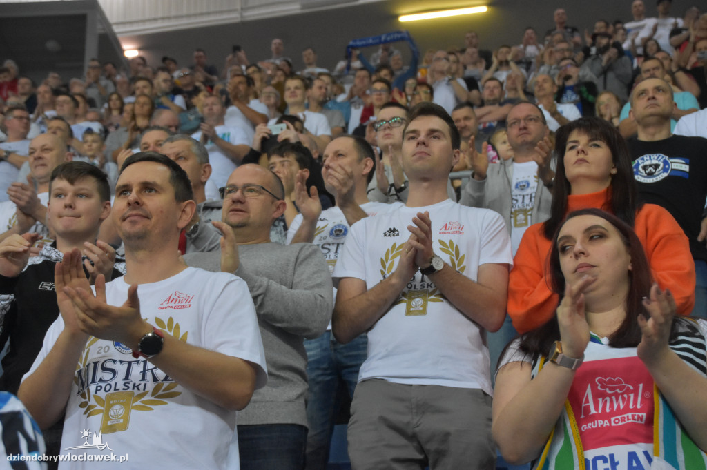 Kibice na meczu Anwil - Astoria