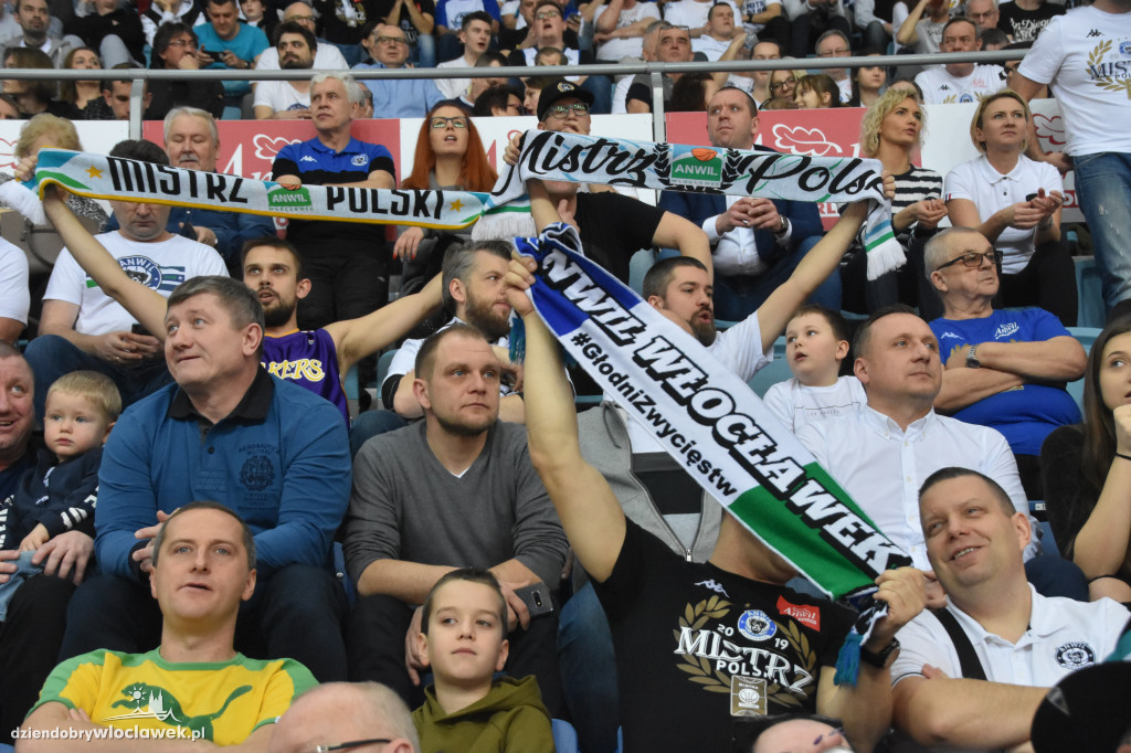 Kibice na meczu Anwil - Astoria