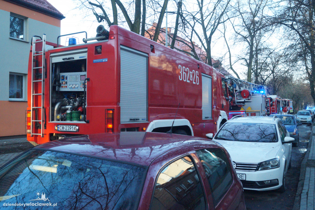 Pożar w budynku wielorodzinnym przy Kraszewskiego