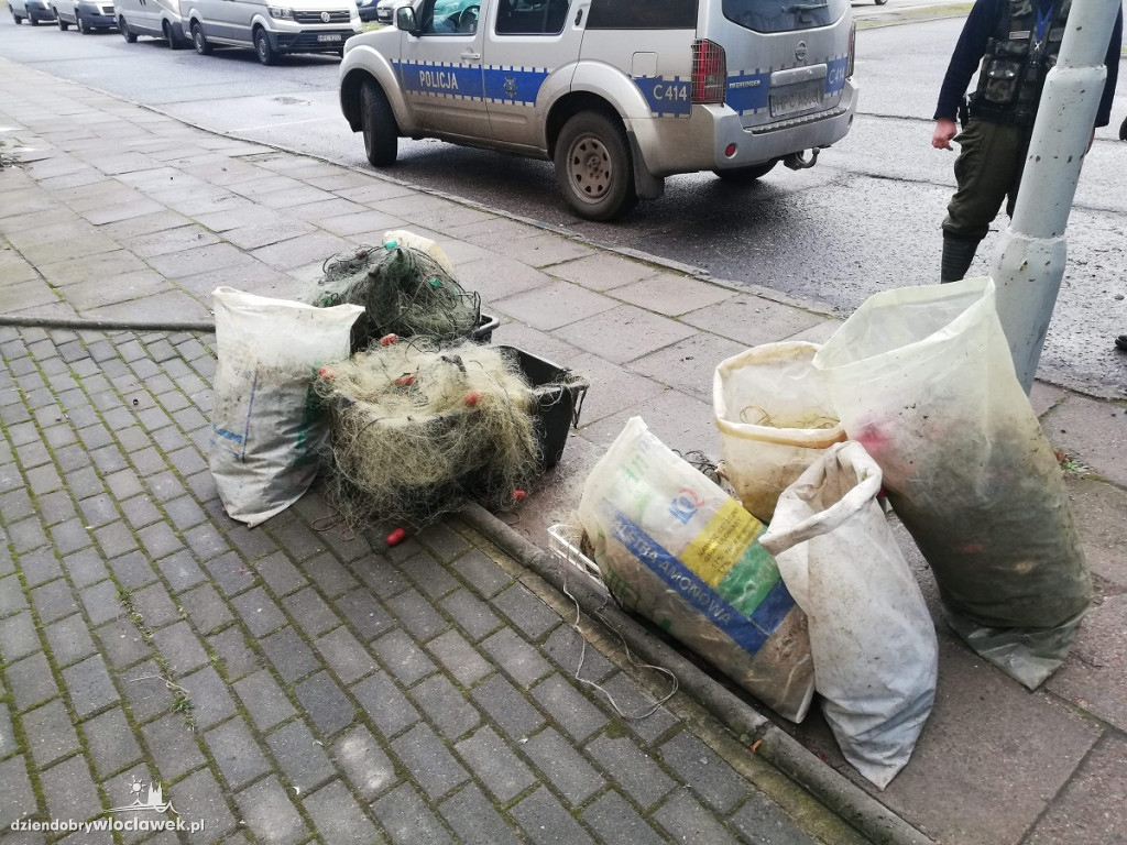 Nielegalnie łowił ryby w Wiśle