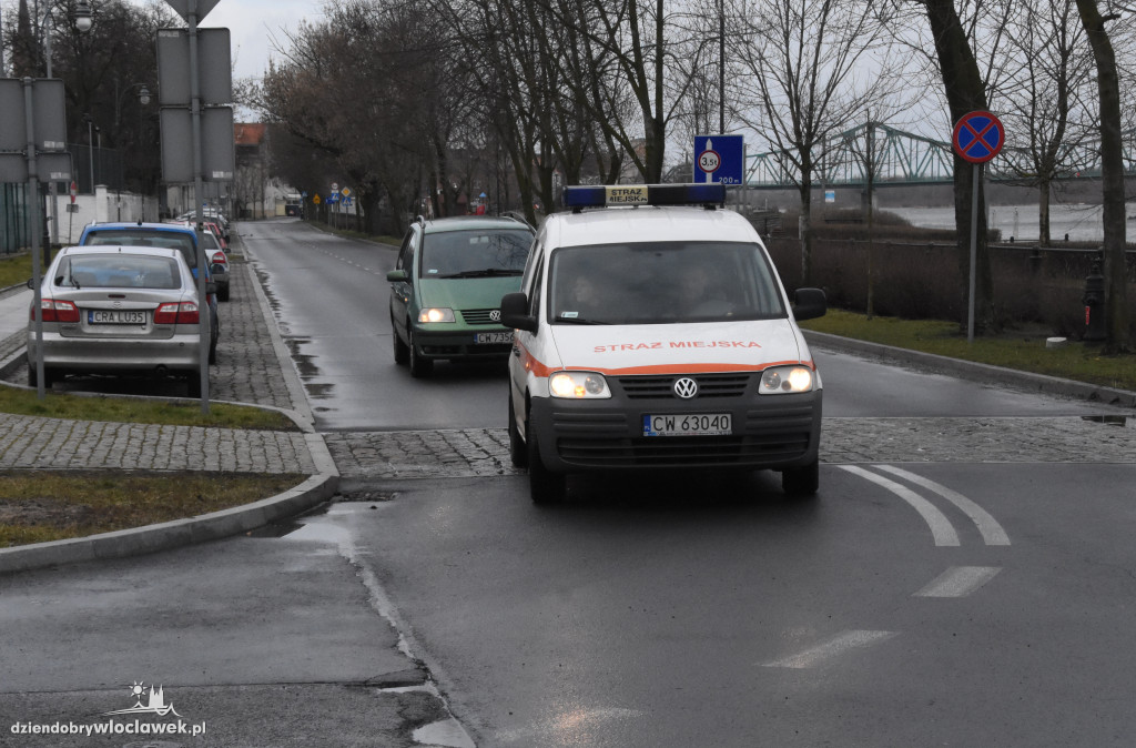 Blokada na kole samochodu prezydenta