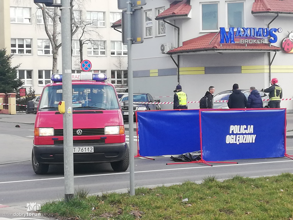 Śmiertelny wypadek przy ul. Bartkiewiczówny
