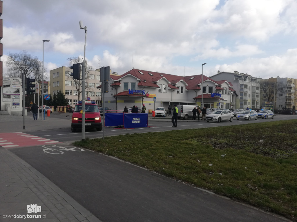 Śmiertelny wypadek przy ul. Bartkiewiczówny