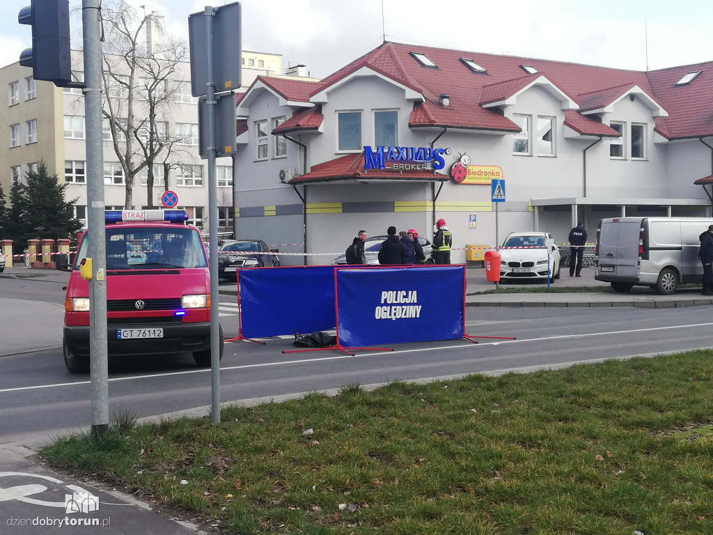 Śmiertelny wypadek przy ul. Bartkiewiczówny