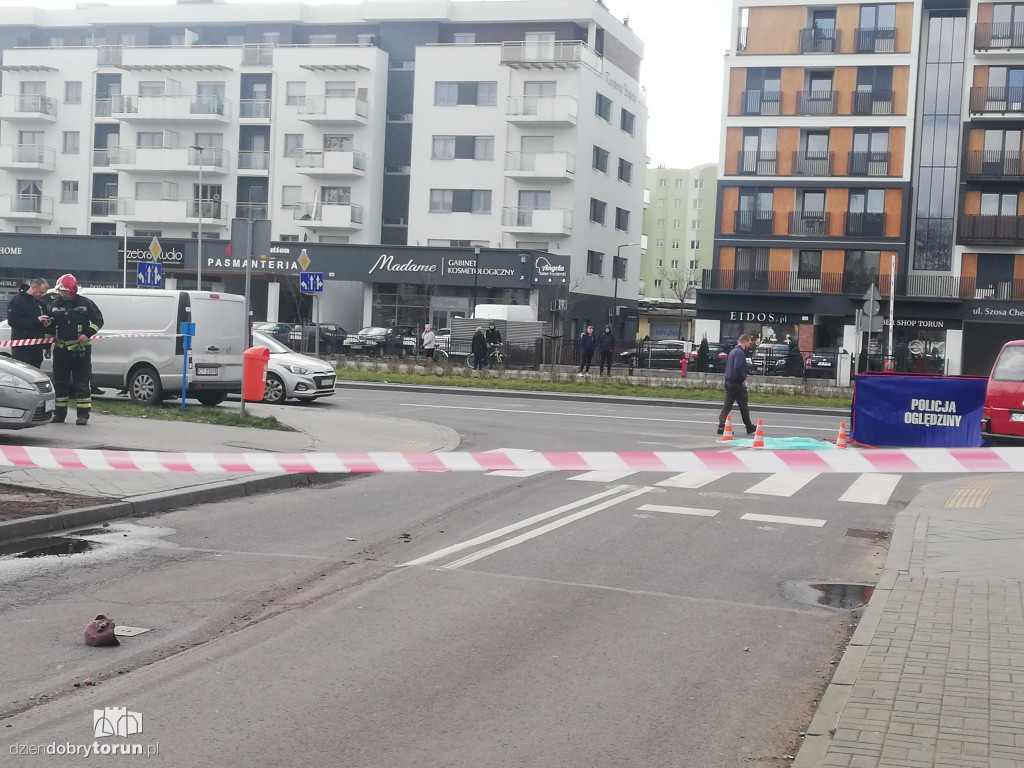 Śmiertelny wypadek przy ul. Bartkiewiczówny