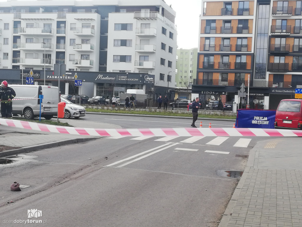 Śmiertelny wypadek przy ul. Bartkiewiczówny