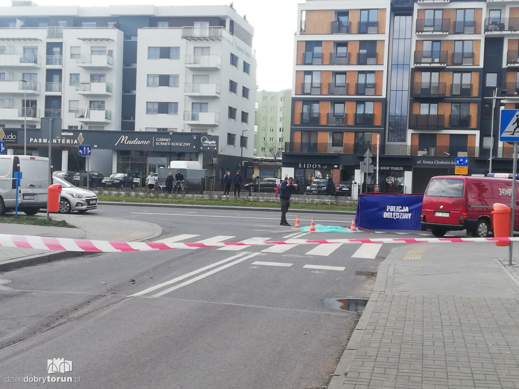 Śmiertelny wypadek przy ul. Bartkiewiczówny