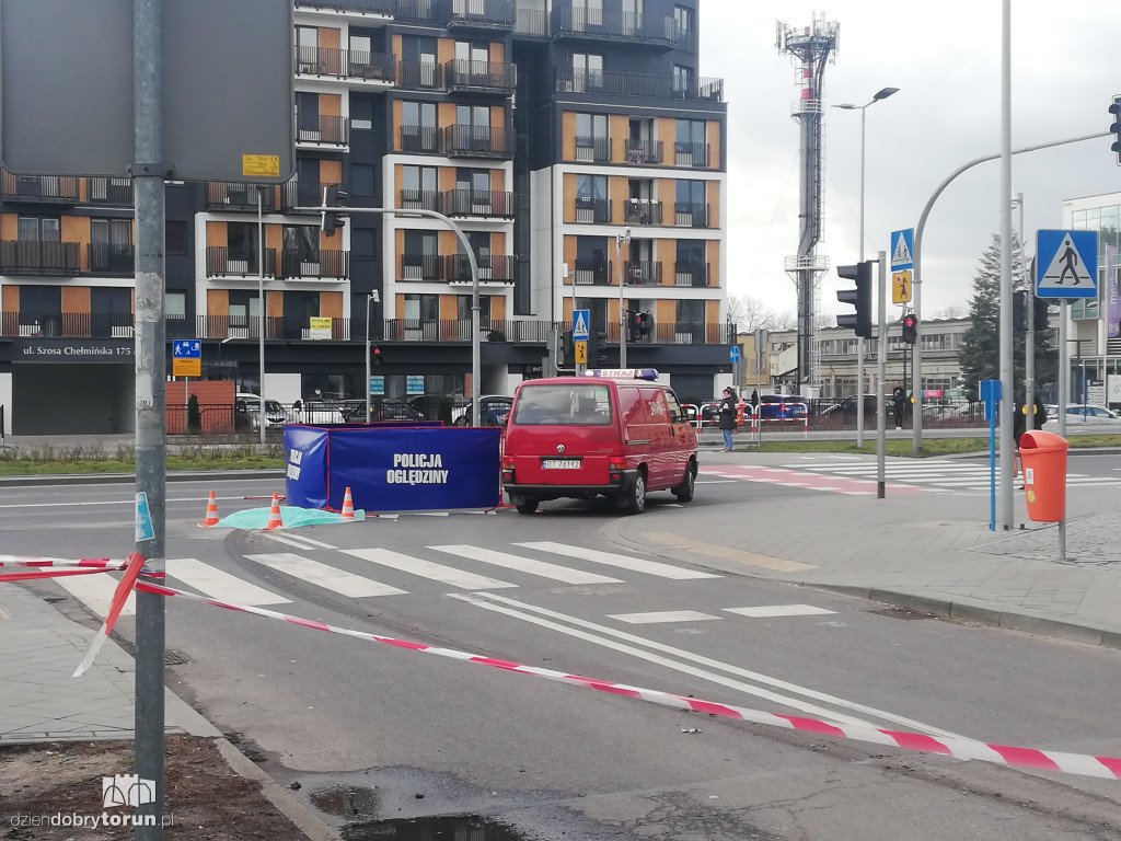 Śmiertelny wypadek przy ul. Bartkiewiczówny