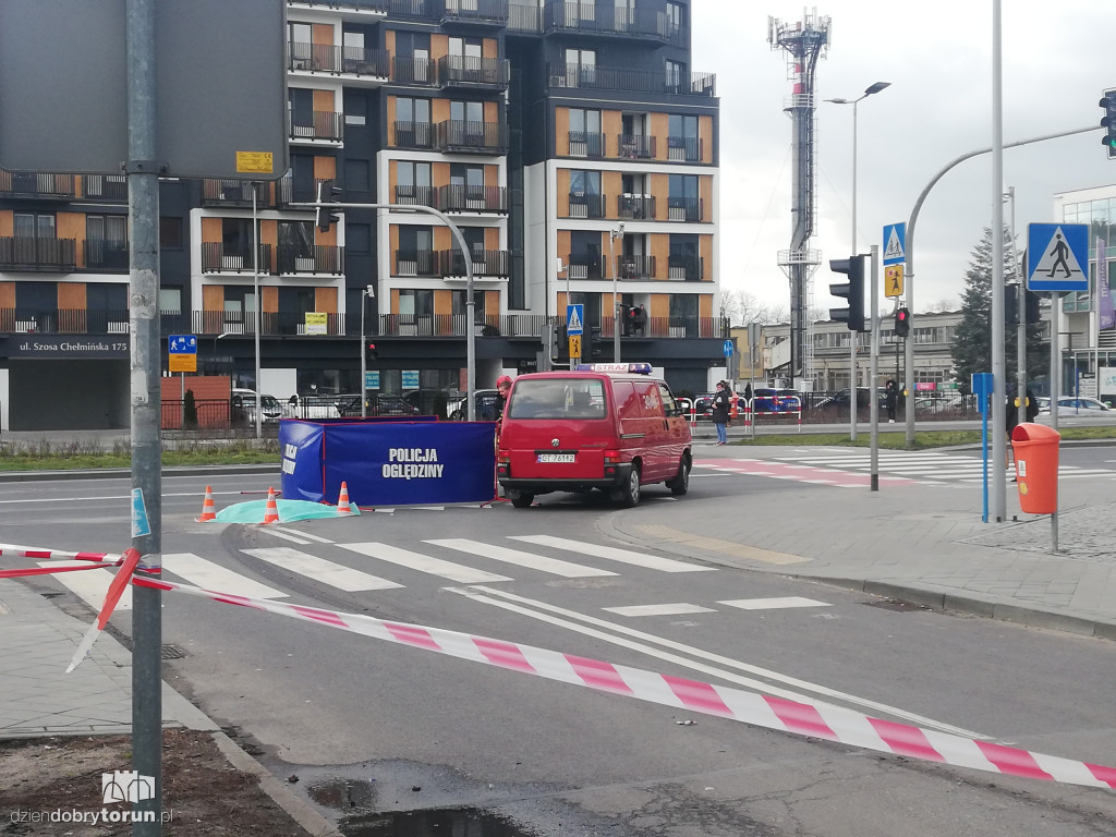 Śmiertelny wypadek przy ul. Bartkiewiczówny