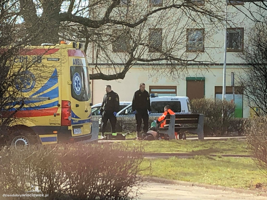 Akcja reanimacyjna na pl. Staszica