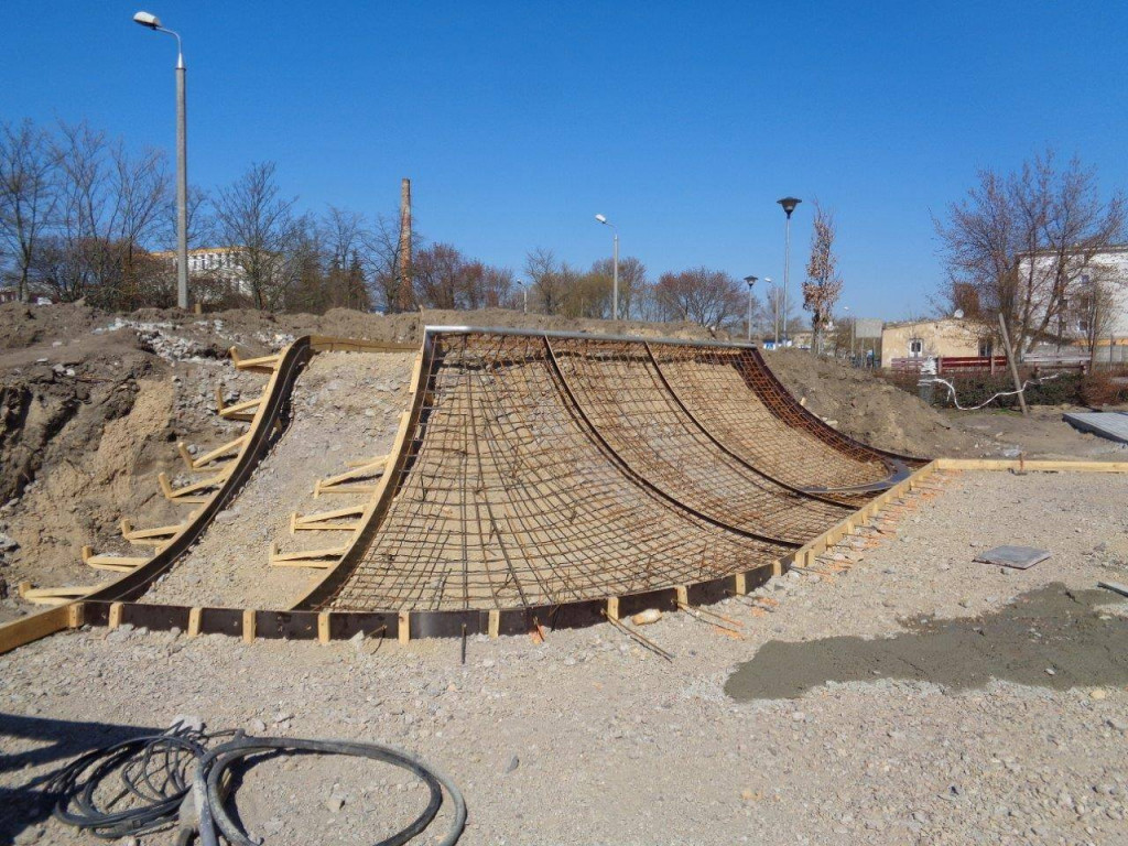Rozbudowa skateparku na Słodowie