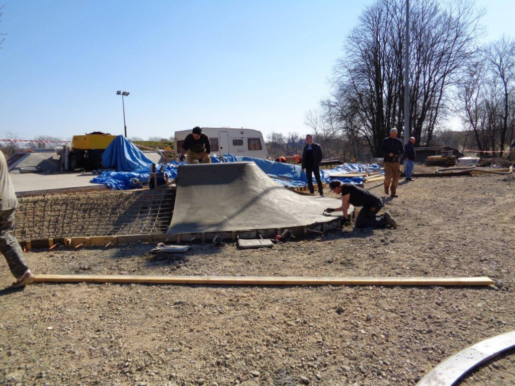 Rozbudowa skateparku na Słodowie