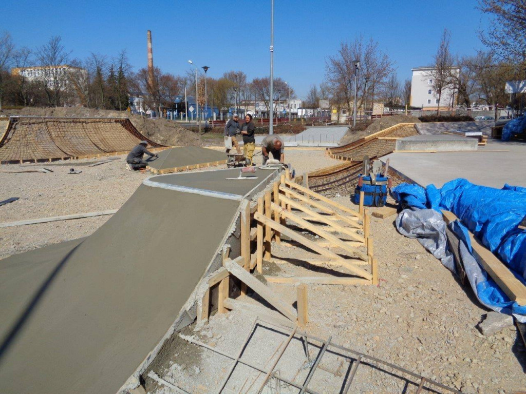 Rozbudowa skateparku na Słodowie