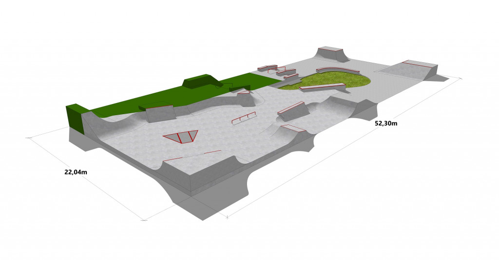 Rozbudowa skateparku na Słodowie