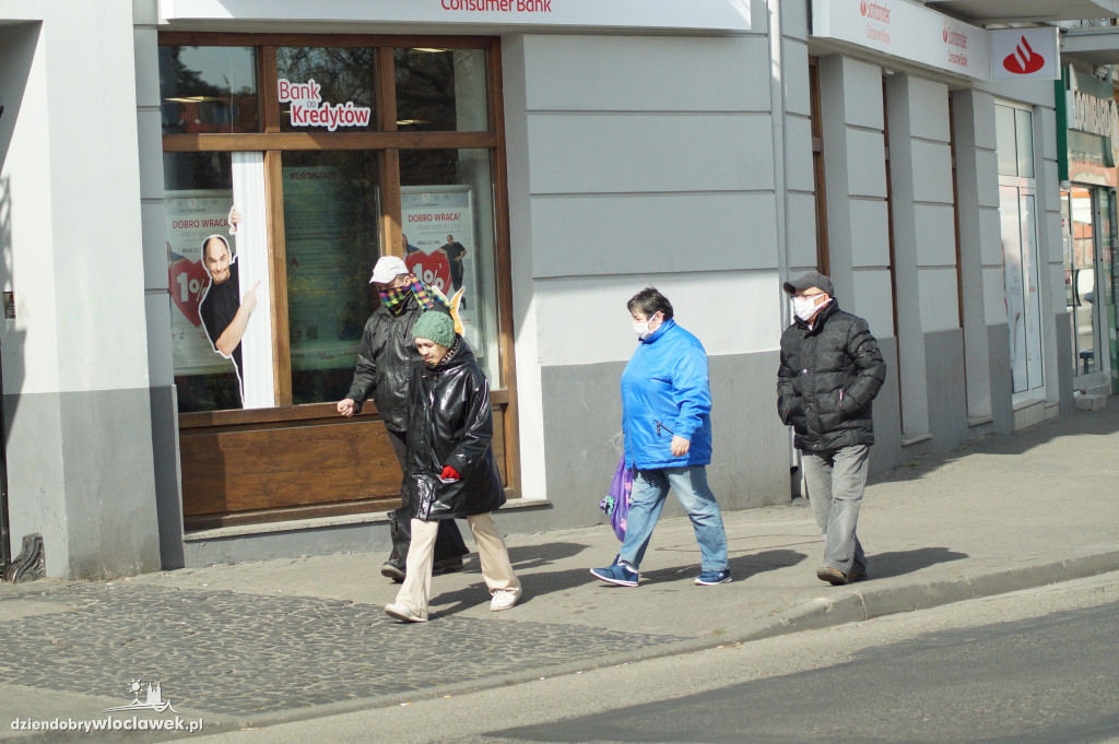 Włocławianie noszą maseczki