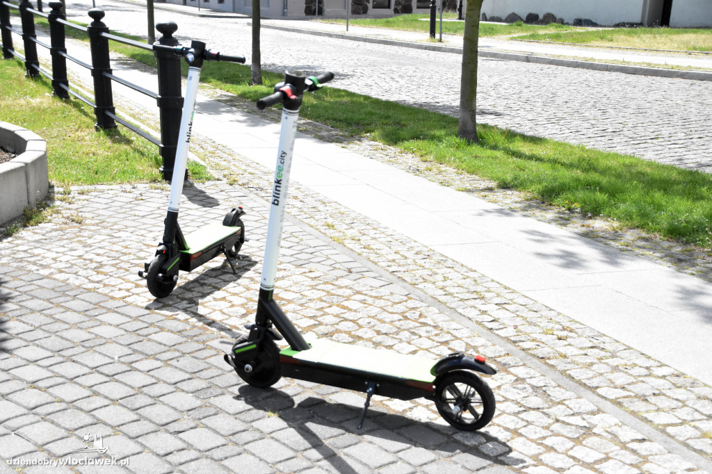 We Włocławku pojawiły się hulajnogi elektryczne