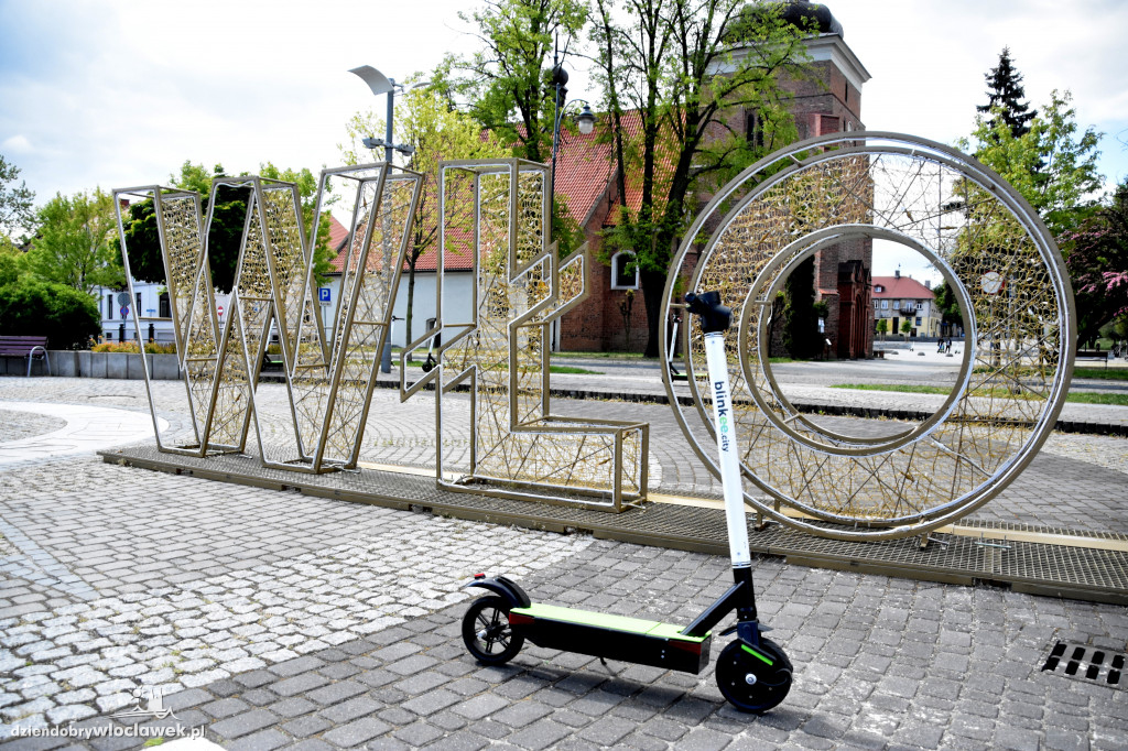 We Włocławku pojawiły się hulajnogi elektryczne