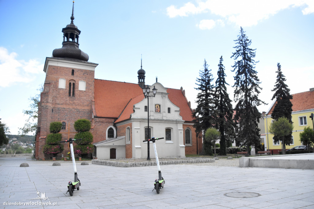 We Włocławku pojawiły się hulajnogi elektryczne