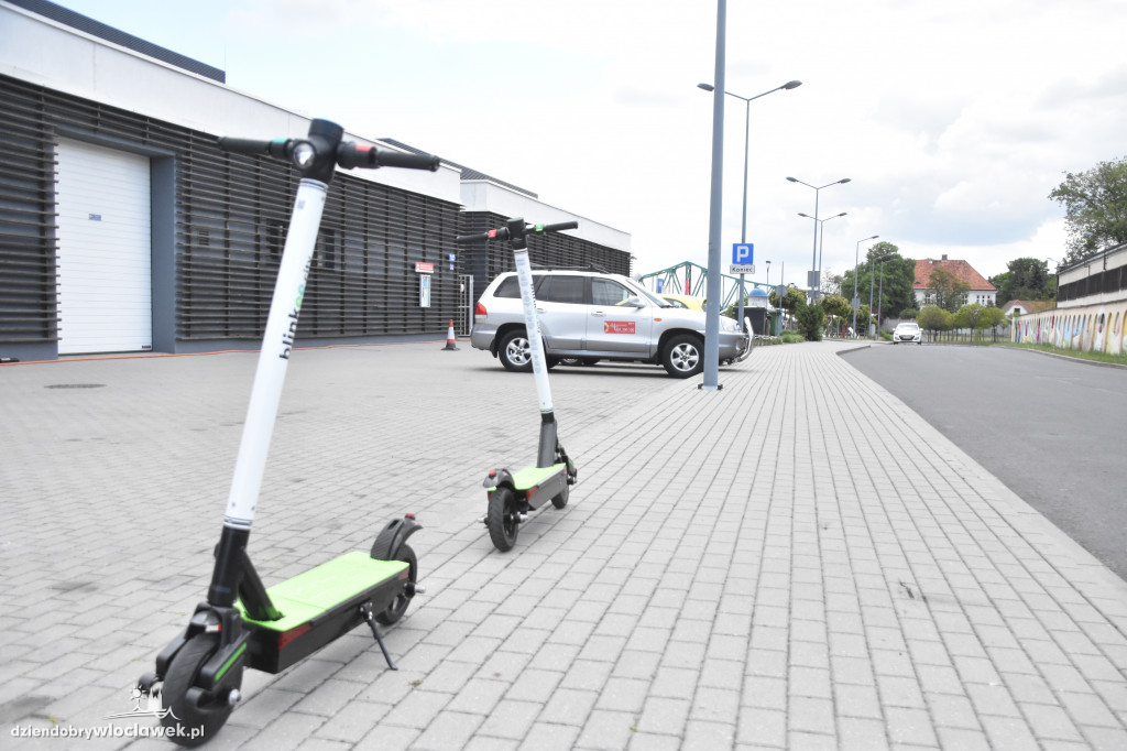 We Włocławku pojawiły się hulajnogi elektryczne