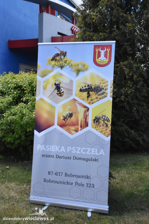 Przed siedzibą MPEC pszczoły produkują miód