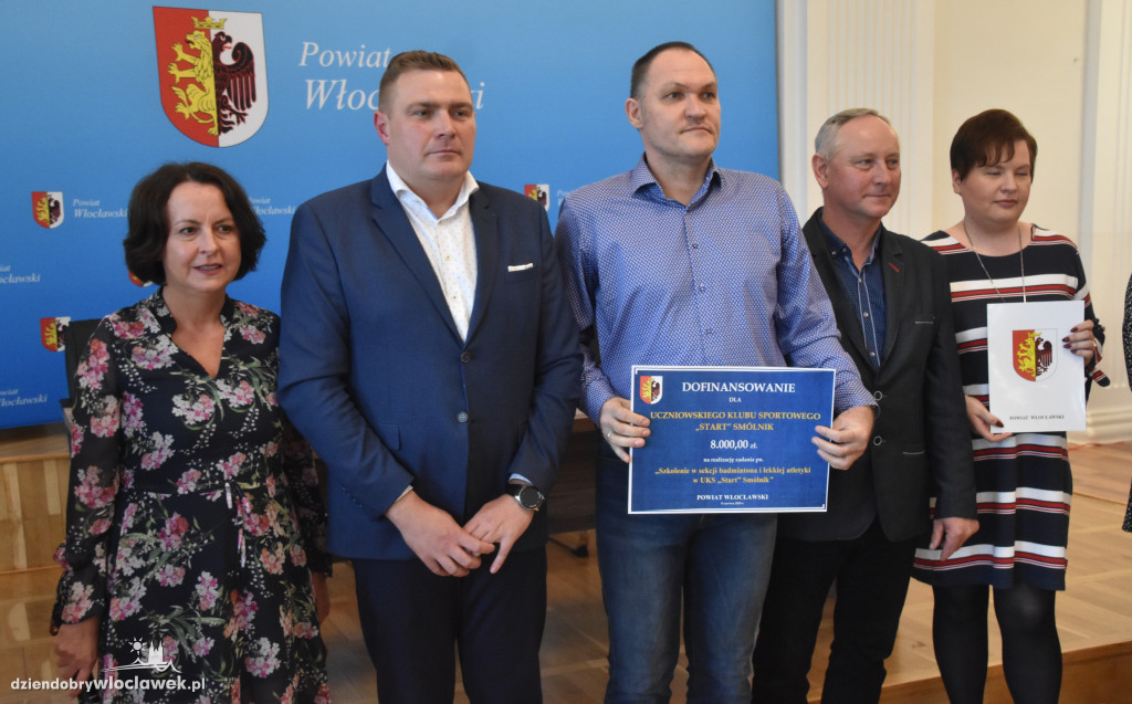 Powiat włocławski rozdał dotacje dla klubów