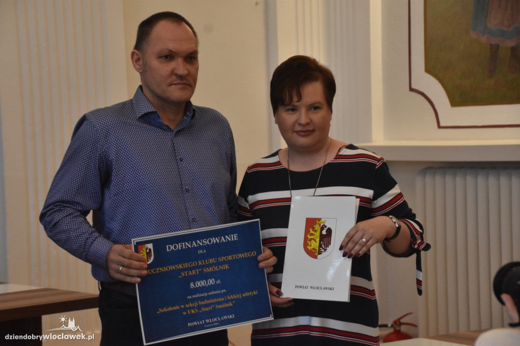 Powiat włocławski rozdał dotacje dla klubów