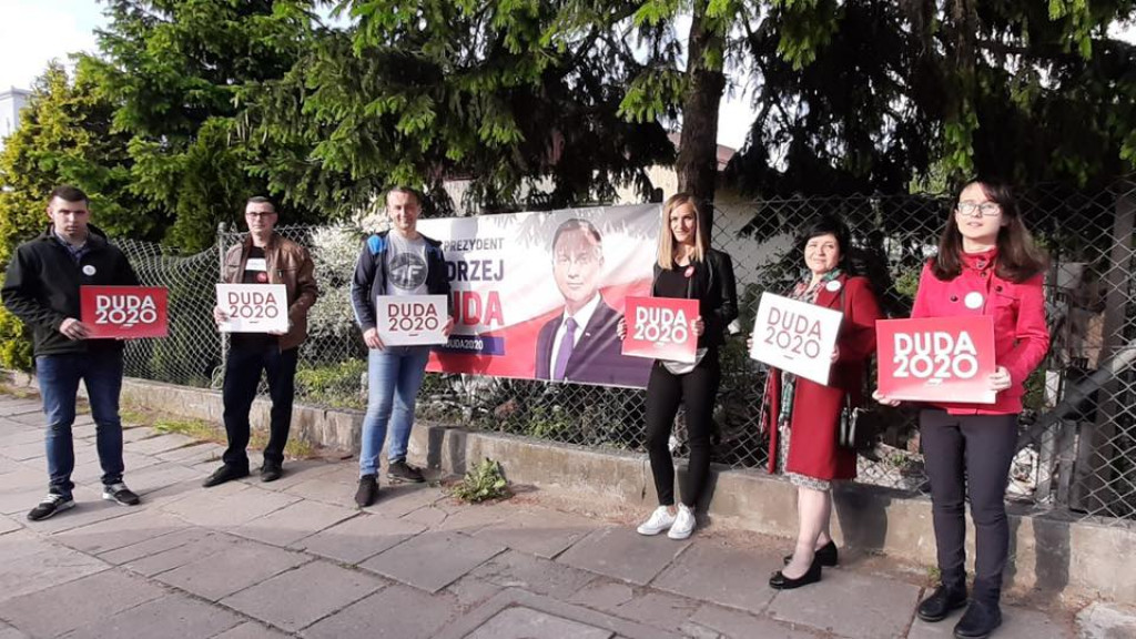 Tak włocławski PiS promuje A. Dudę