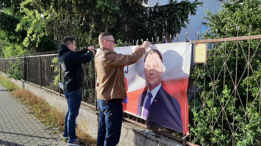 Tak włocławski PiS promuje A. Dudę